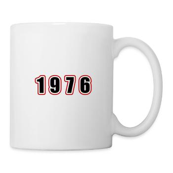 1976 Jahr Geburtstag - Tasse - Weiß - Rechts