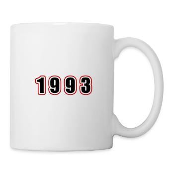1993 Année Anniversaire - Mug blanc - blanc - Droite