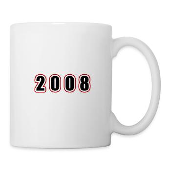 2008 Year Birthday - Mug - white - Right