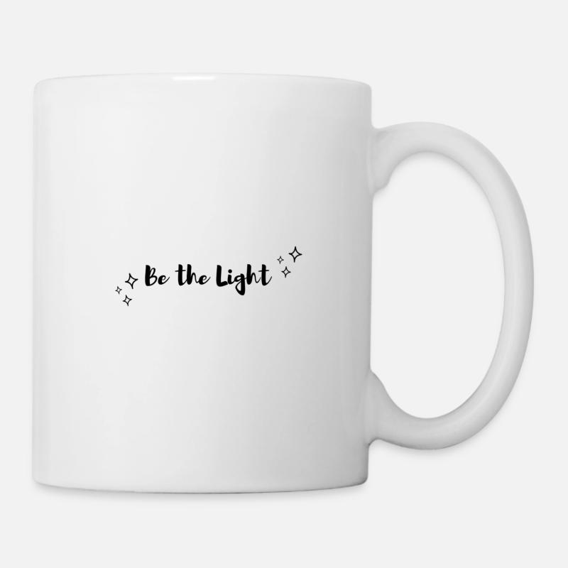 Sei das Licht - Tasse - Weiß