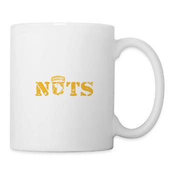 AVM Bastogne NUTS Battle Bulge Bâtards battus - Mug blanc - blanc - Droite
