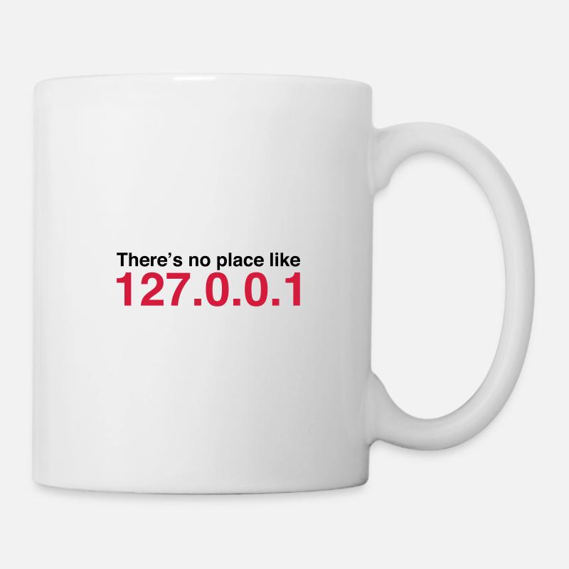 Humour nerd: A la maison, il est à son meilleur! - Mug blanc - blanc