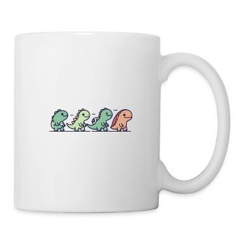 Dinosaur Family - Mug - white - Right