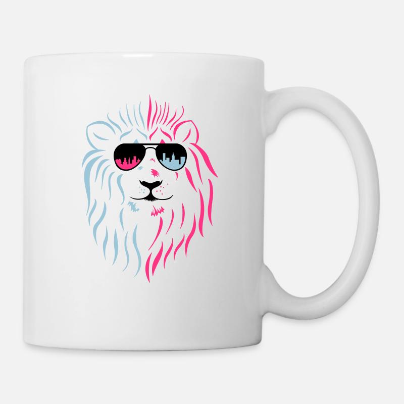city lion - Mug - white