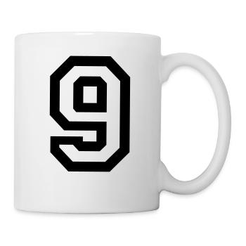 9 Collegestyle - Tasse - Weiß - Rechts