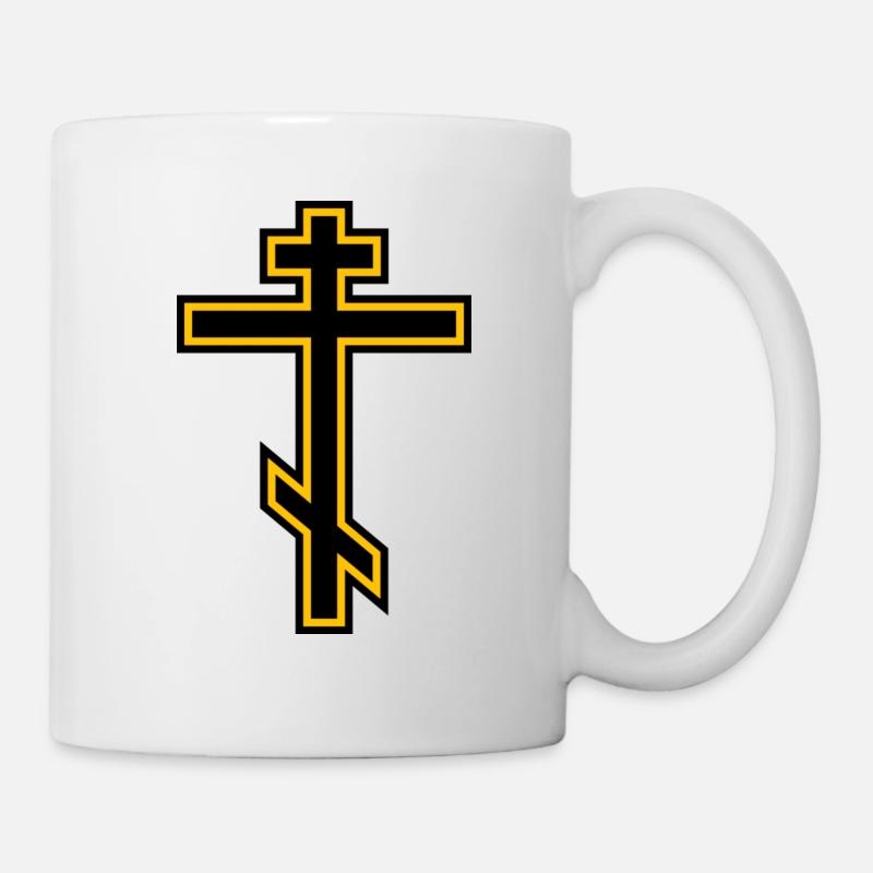 Orthodox Cross - Tasse - Weiß