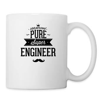 Engineer with all my heart - Mug - white - Right