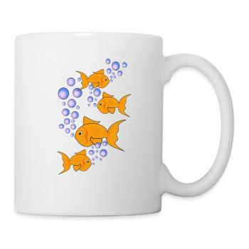 golden pececitos - Tasse - Weiß - Rechts