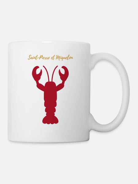 21- Lobster - Mug - white