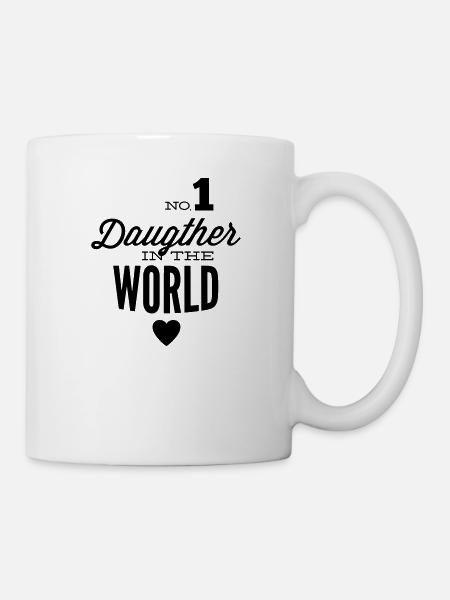 Best daughter in the world - Mug - white