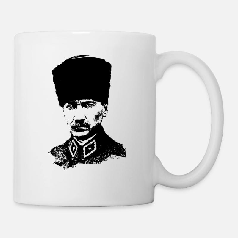 Mustafa Kemal Atatürk - Tasse - Weiß