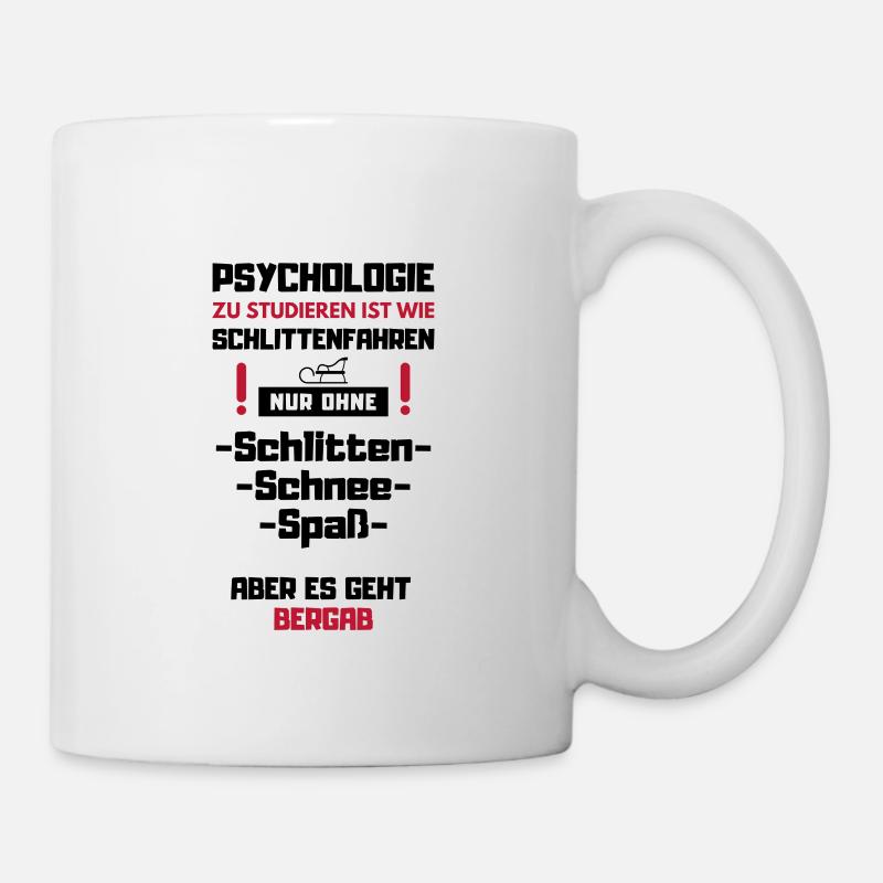 Psychologie Psychologe Student Studium Geschenk - Tasse - Weiß
