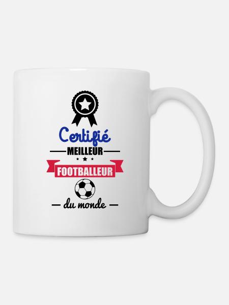 meilleur footballeur : cadeau football,foot - Mug blanc - blanc