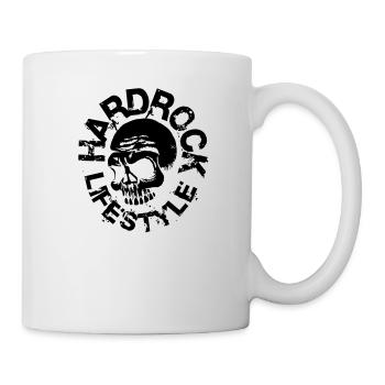 Skull rock lifestyle - Mug - white - Right