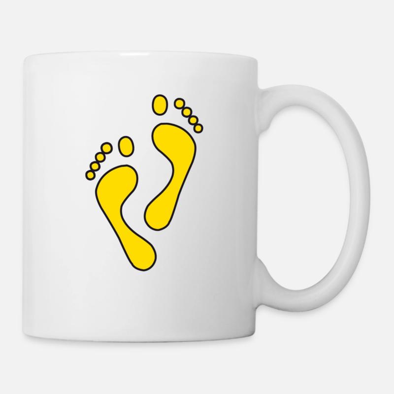 Feet - Tasse - Weiß