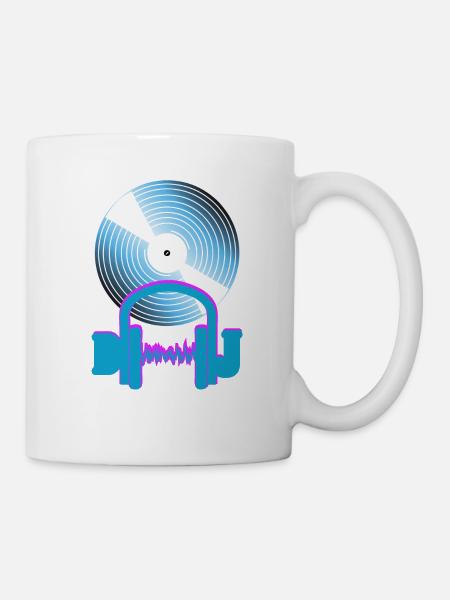 dj - Mug blanc - blanc