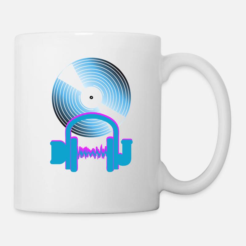 dj - Mug - white