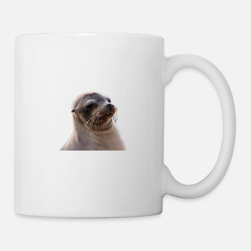 Phoque, otarie - Mug blanc - blanc