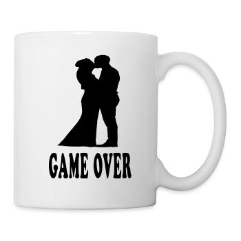 Game Over Wedding - Tasse - Weiß - Rechts