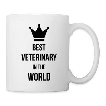 Best Veterinary in the world - Mug blanc - blanc - Droite