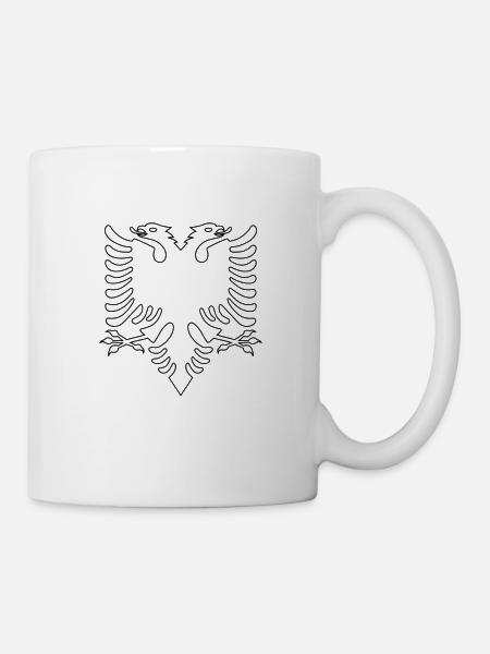 albanian - Mug - white