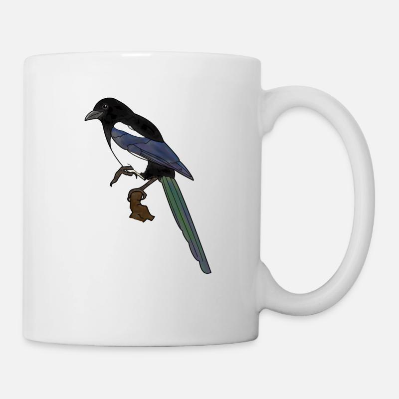 Elster - Tasse - Weiß