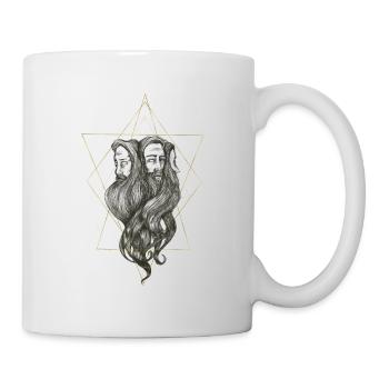 Mighty powerful slavic mythology god Svatevit - Mug - white - Right