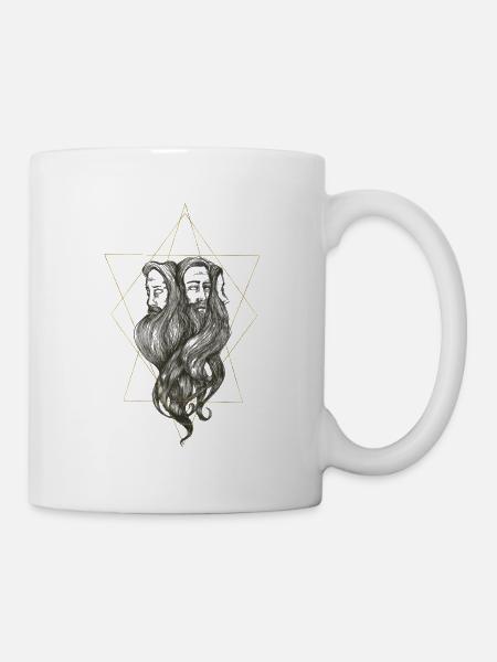 Le puissant dieu de la mythologie slave Svatevit - Mug blanc - blanc
