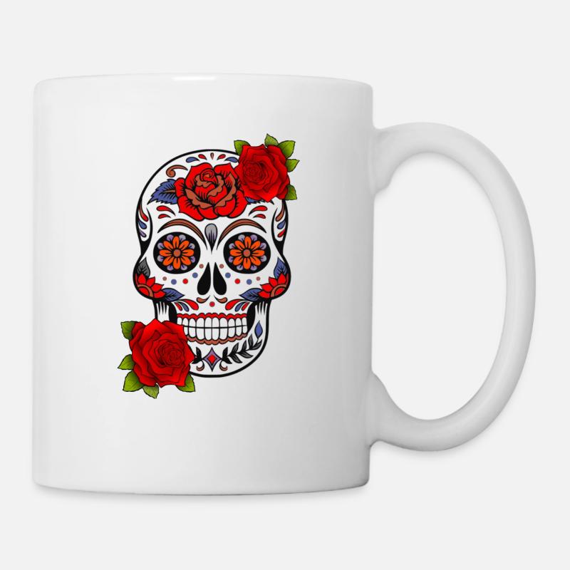 Skull Mexiko - Tasse - Weiß