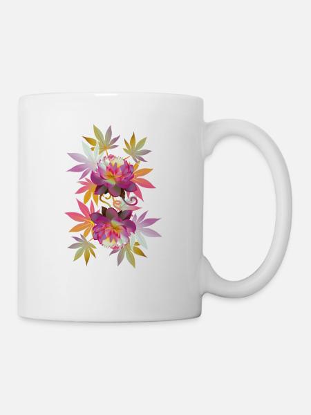 Lotus flowers - Mug - white