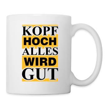 alles wird gut - Tasse - Weiß - Rechts
