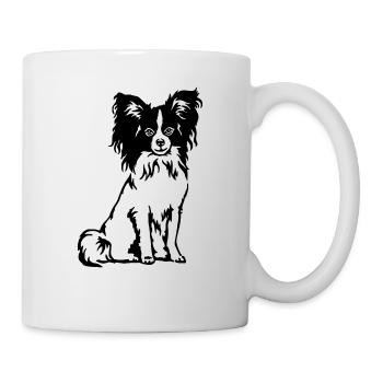 Papillon Spaniel - Mug - white - Right