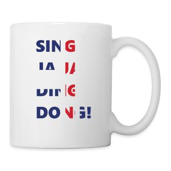 Sing yes yes ding dong eurovision iceland shirt - Mug - white - Right