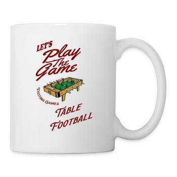 Tischfußball - Tasse - Weiß - Rechts