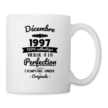 Anniversaire 25 ans - Décembre 1997 Originale - Mug blanc - blanc - Droite