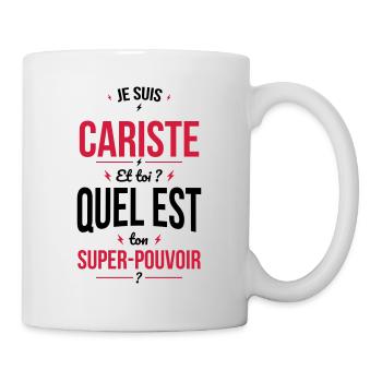 Je suis cariste - Super-pouvoir - Mug blanc - blanc - Droite