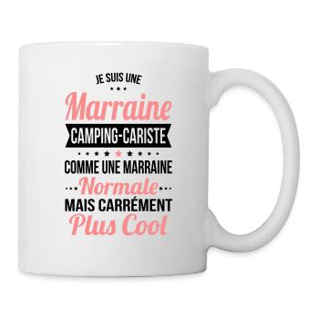 Marraine camping-cariste plus cool - Mug blanc - blanc - Droite