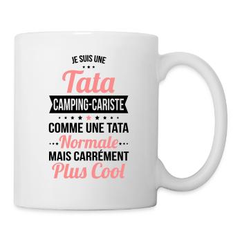 Tata camping-cariste plus cool - Mug blanc - blanc - Droite