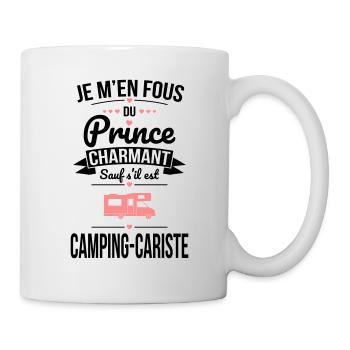 Fous prince charmant sauf s'il est camping-cariste - Mug blanc - blanc - Droite
