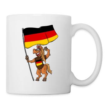 German Fan Horse - Mug - white - Right