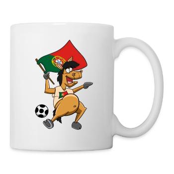 Fan Pferd Portugal - Tasse - Weiß - Rechts
