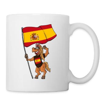 Spain Fan Horse - Mug - white - Right