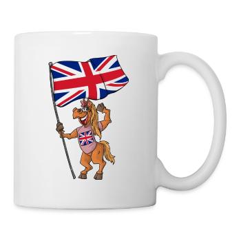 England Fan Horse - Mug - white - Right