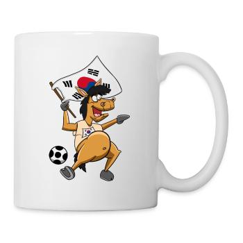 Fan Pferd Südkorea - Tasse - Weiß - Rechts