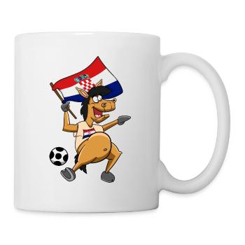 Fan Horse Croatie - Mug blanc - blanc - Droite