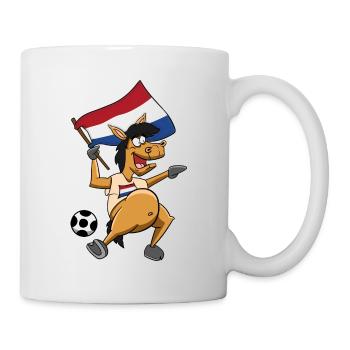 Fan Pferd Niederlande - Tasse - Weiß - Rechts