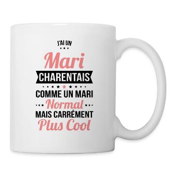 J'ai un mari Charentais plus cool - Mug blanc - blanc - Droite