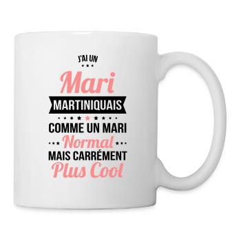 J'ai un mari Martiniquais plus cool - Mug blanc - blanc - Droite