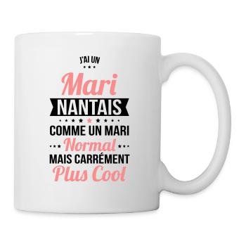 J'ai un mari Nantais plus cool - Mug blanc - blanc - Droite