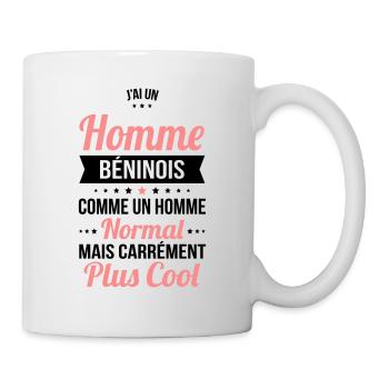 J'ai un homme Béninois plus cool - Mug blanc - blanc - Droite